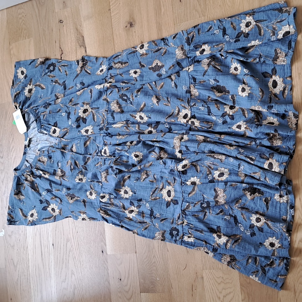 WONDERLY Easy Pullover Flutter Sleeve Dress 4X